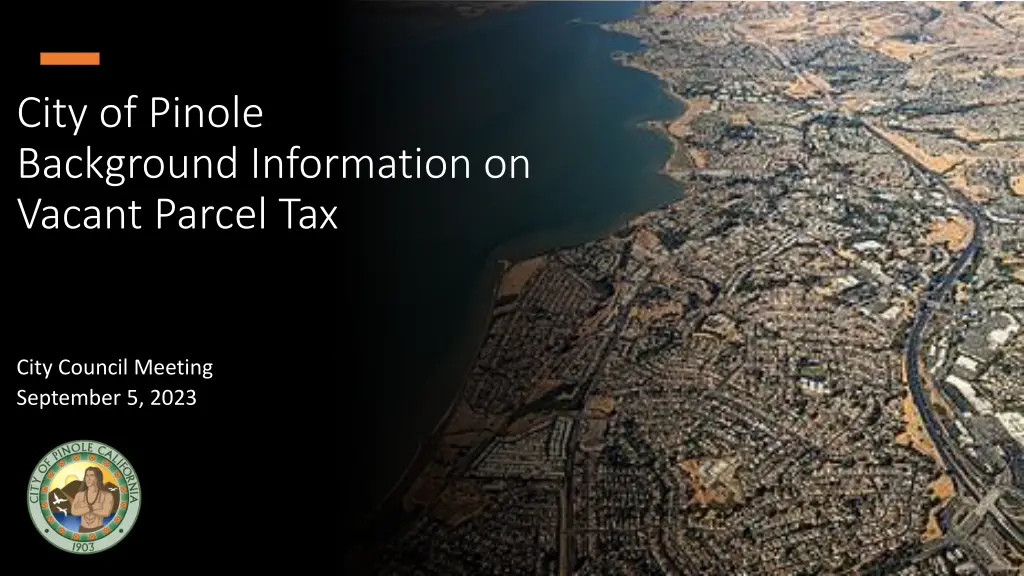 city of pinole background information on vacant n.w