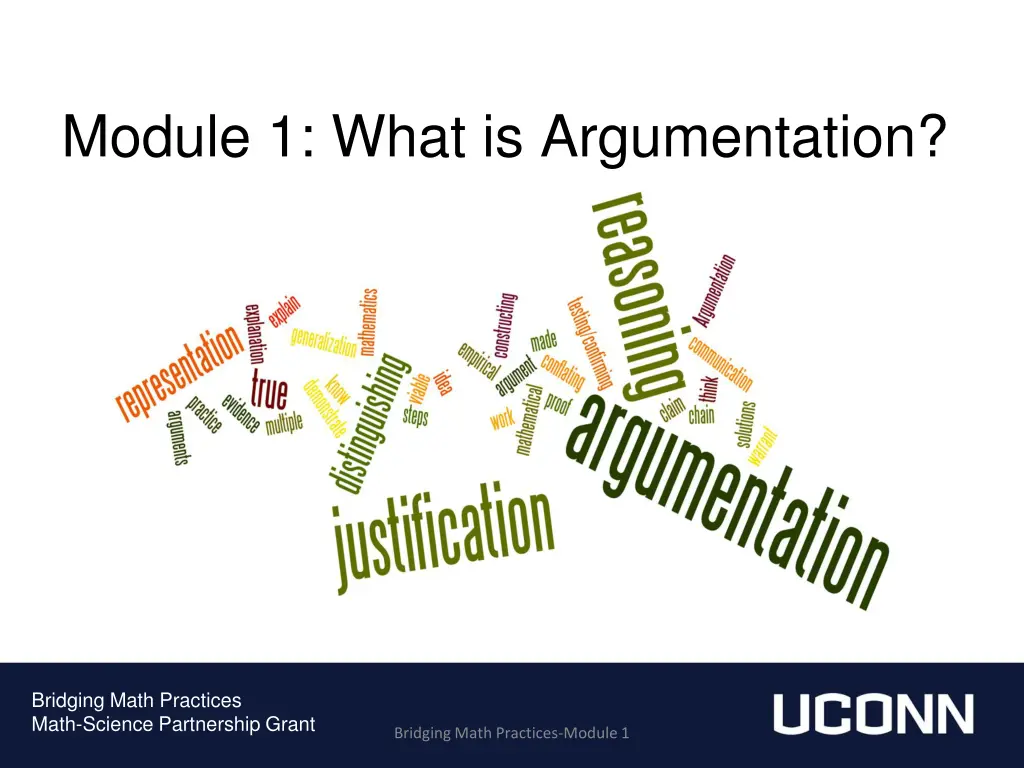 module 1 what is argumentation n.w