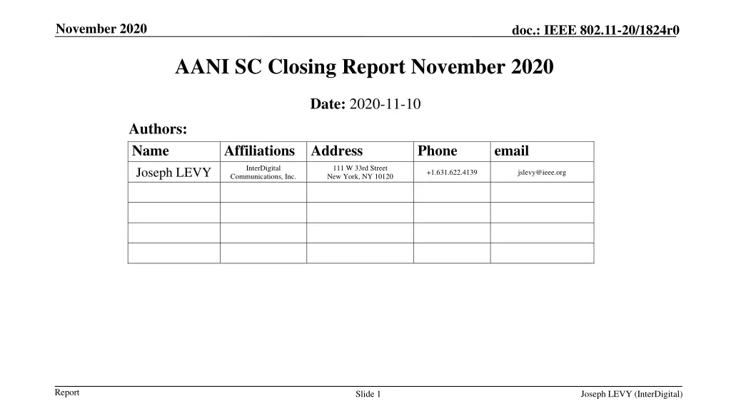 november 2020 n.w