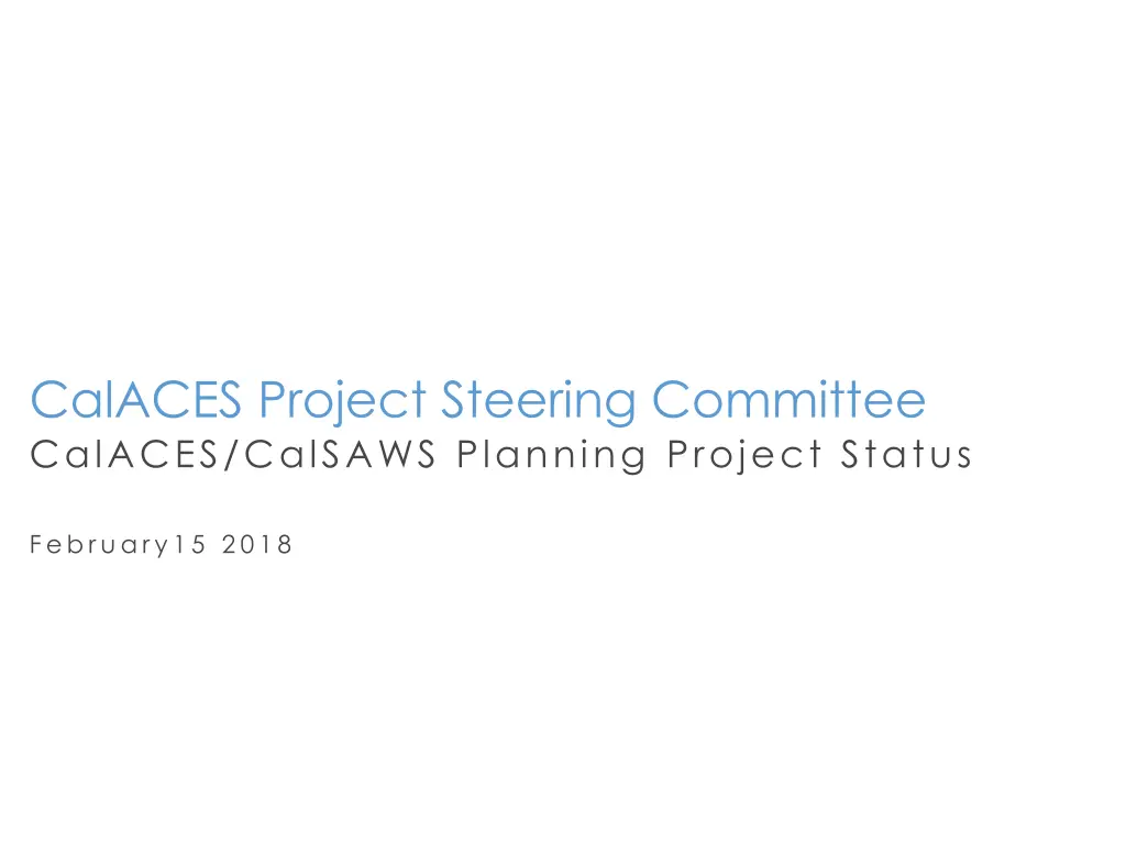 calaces project steering committee calaces n.w