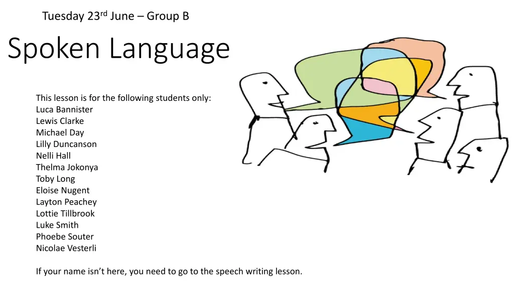 tuesday 23 rd june group b n.w