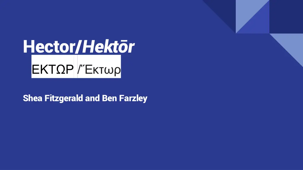 hector hekt r n.w