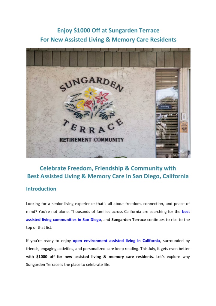 enjoy 1000 off at sungarden terrace n.w