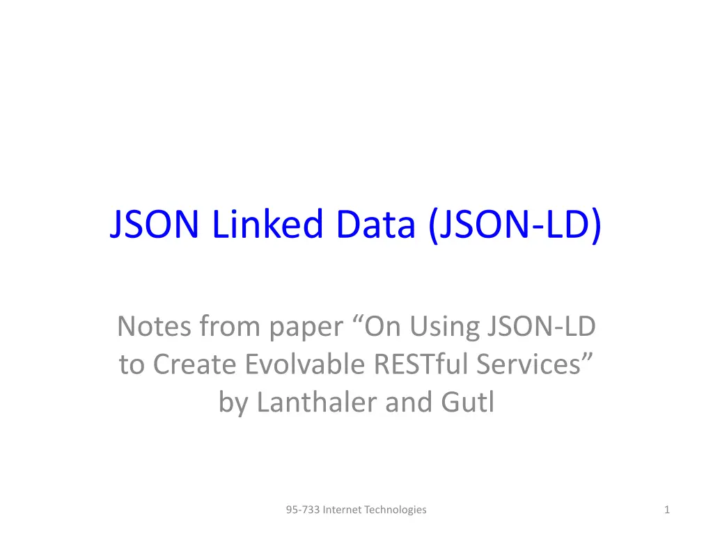 json linked data json ld n.w