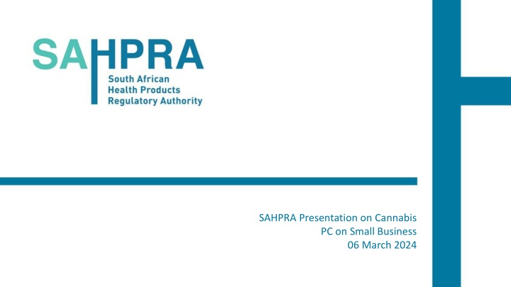 National Cannabis Master Plan Framework for Economic Growth