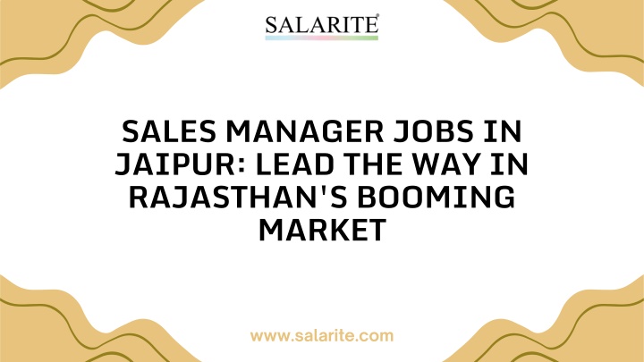 sales manager jobs in jaipur lead n.w
