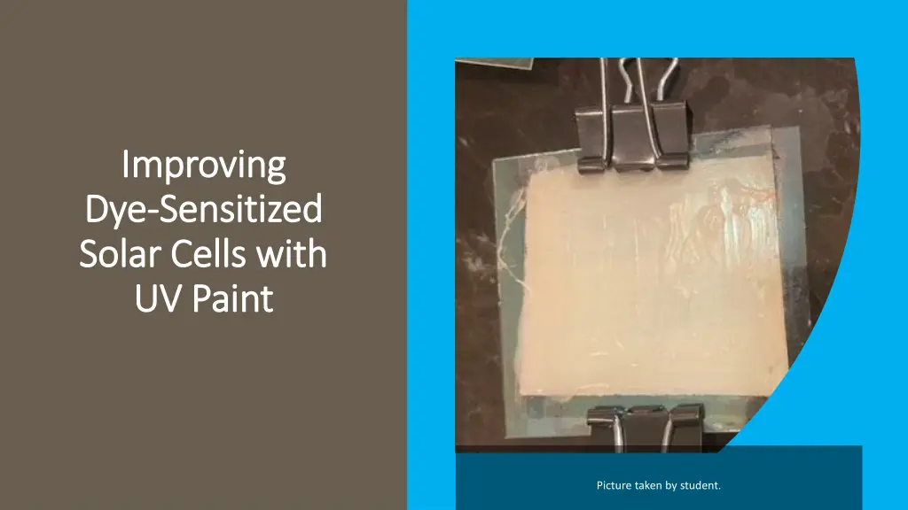 improving improving dye dye sensitized sensitized n.w