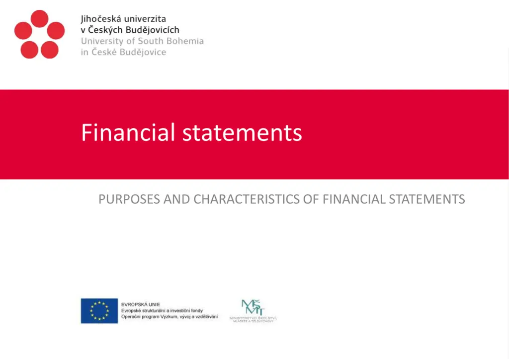 financial statements n.w