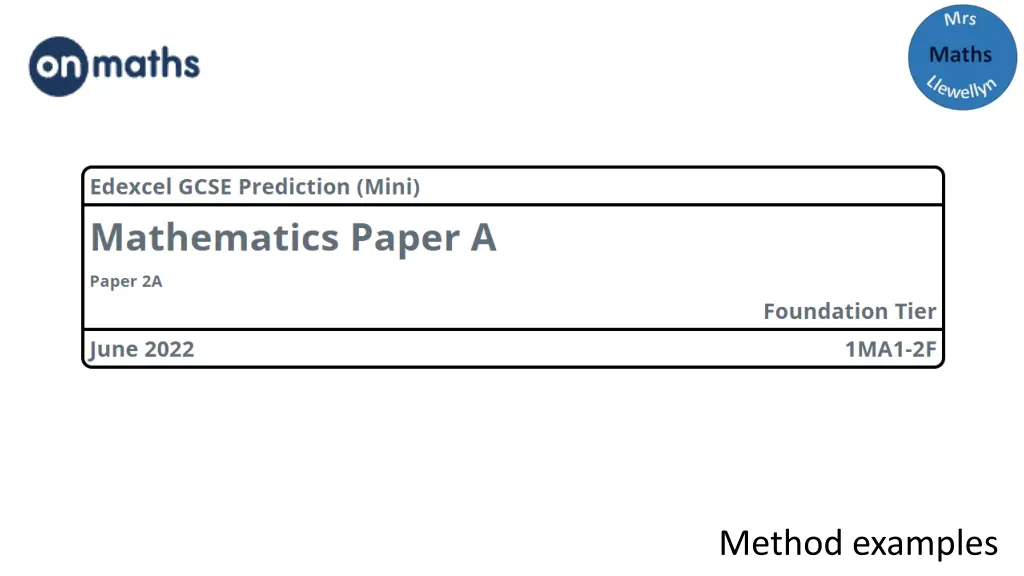 method examples n.w