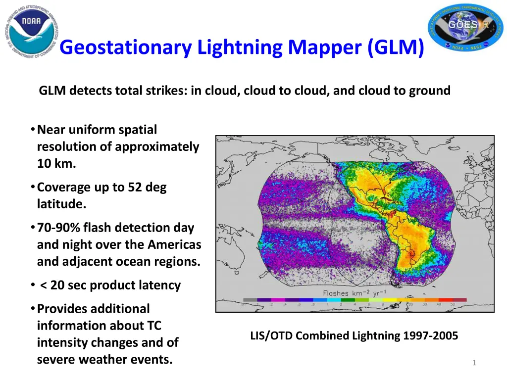 geostationary lightning mapper glm n.w