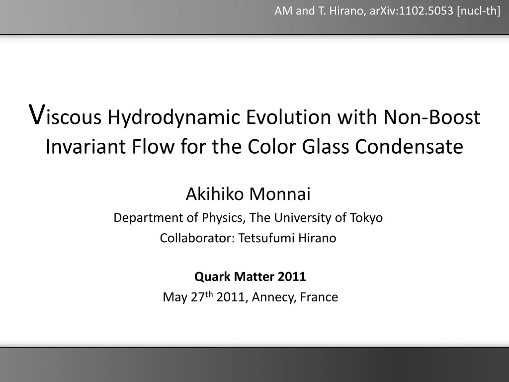 am and t hirano arxiv 1102 5053 nucl th n.w