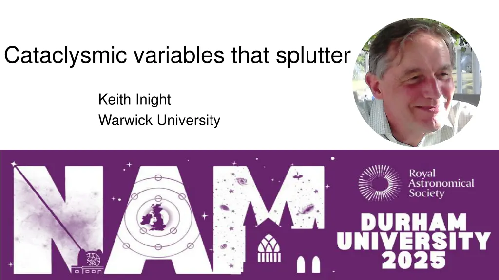 cataclysmic variables that splutter n.w