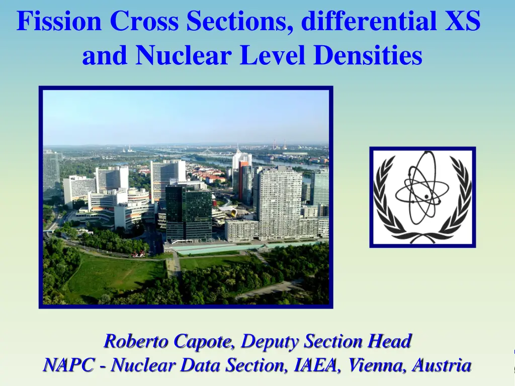 fission cross sections differential n.w