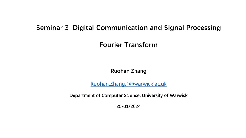 seminar 3 digital communication and signal n.w