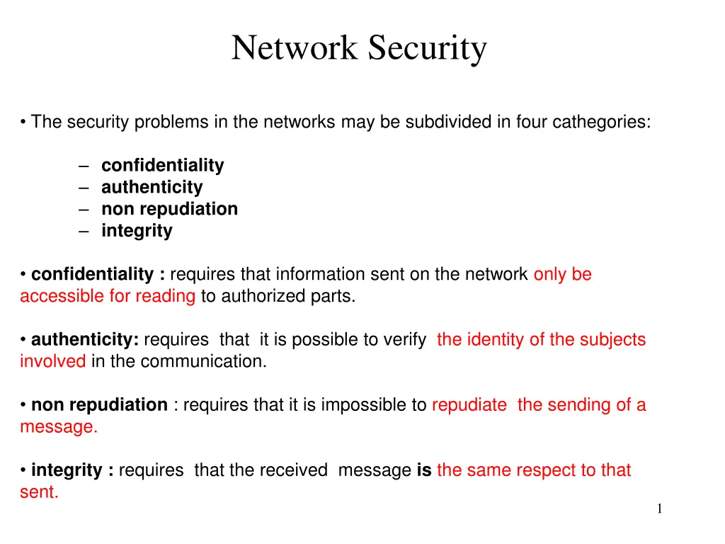 network security n.w