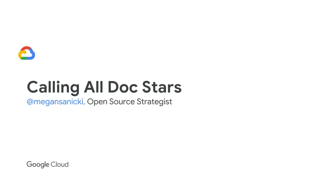 calling all doc stars @megansanicki open source n.w