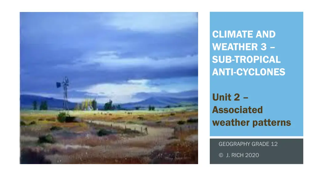 climate and weather 3 sub tropical anti cyclones n.w