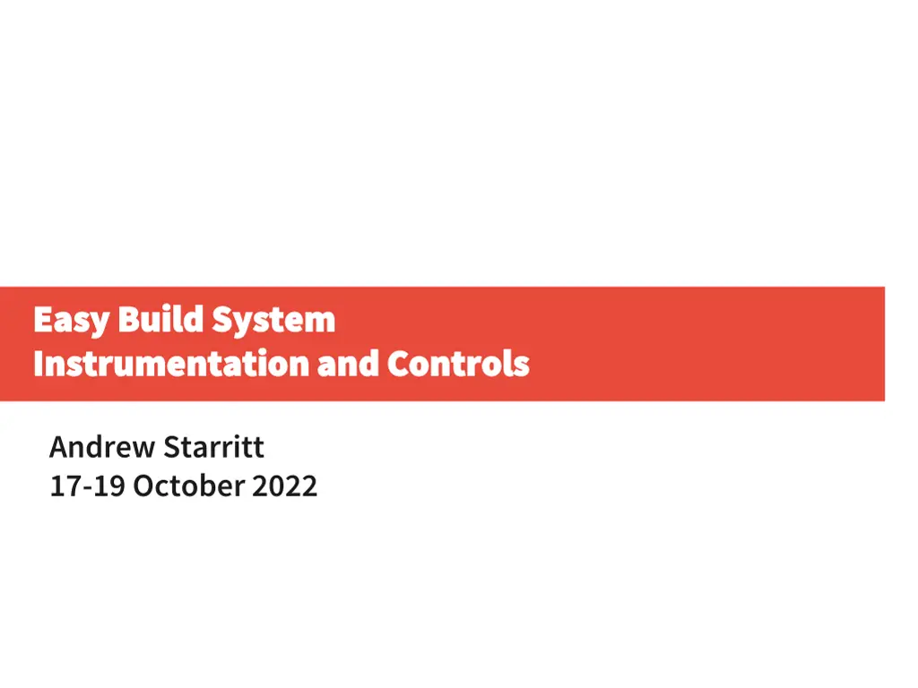 easy build system easy build system n.w