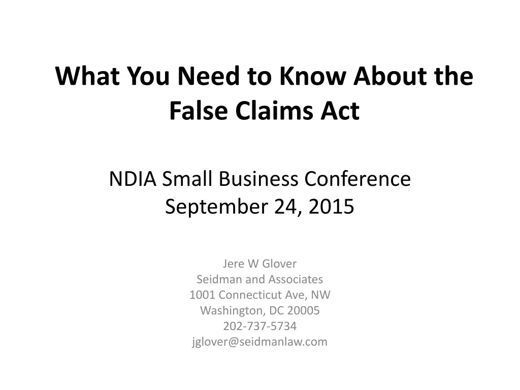 what you need to know about the false claims act n.w