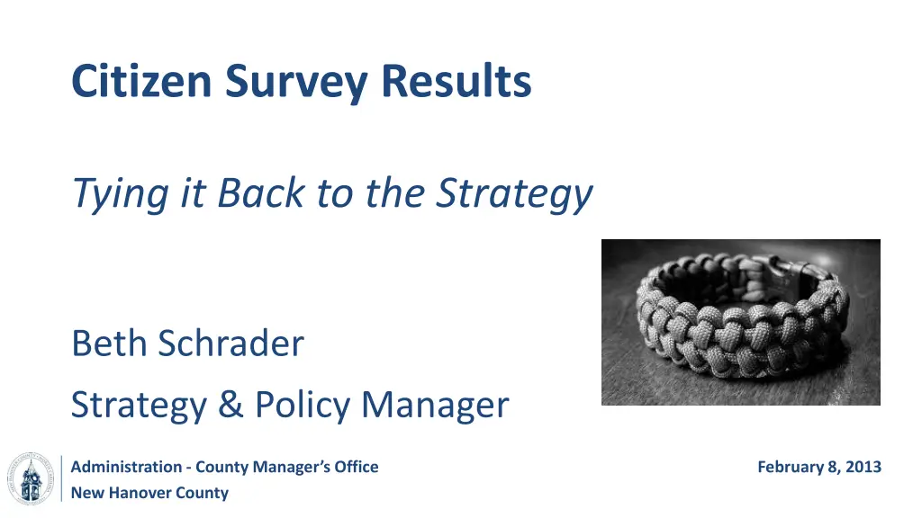 citizen survey results n.w