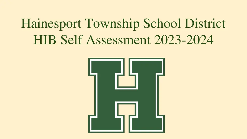 hainesport township school district hib self n.w