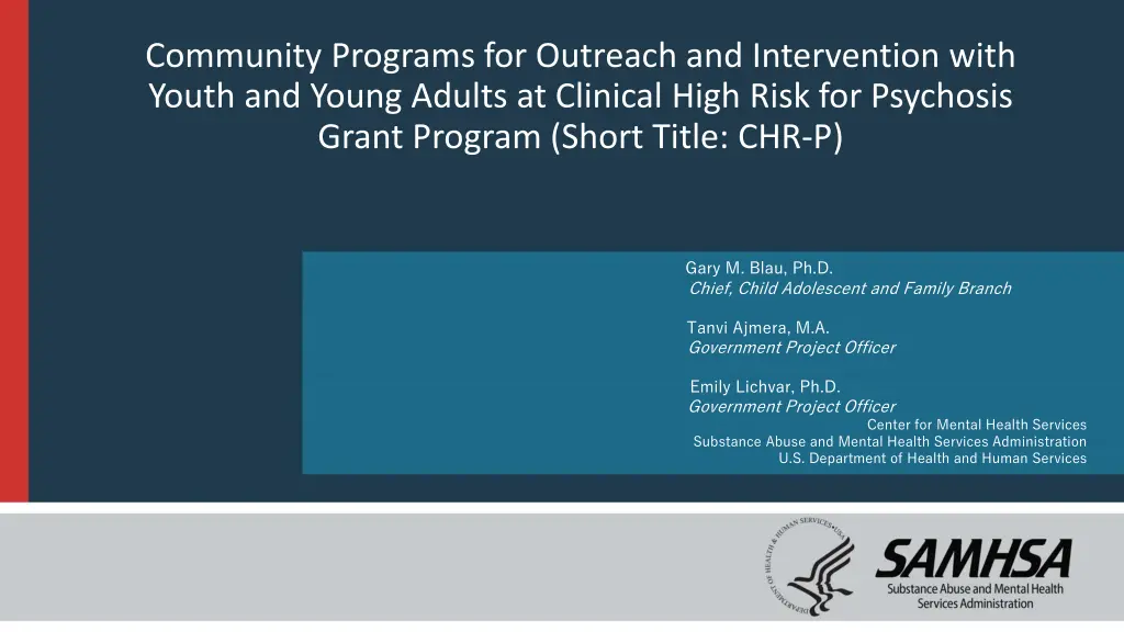 community programs for outreach and intervention n.w