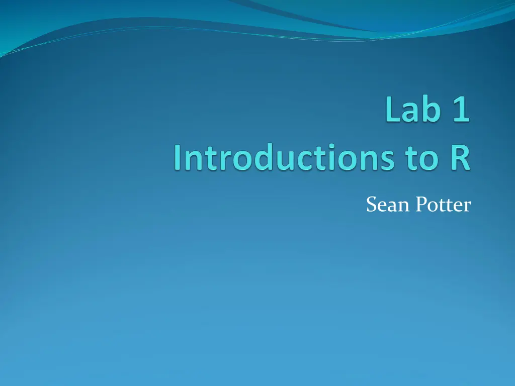 sean potter n.w