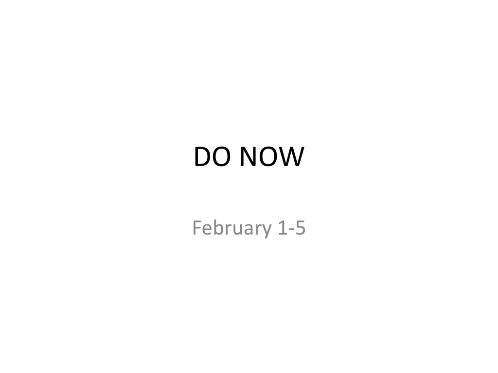 do now n.w