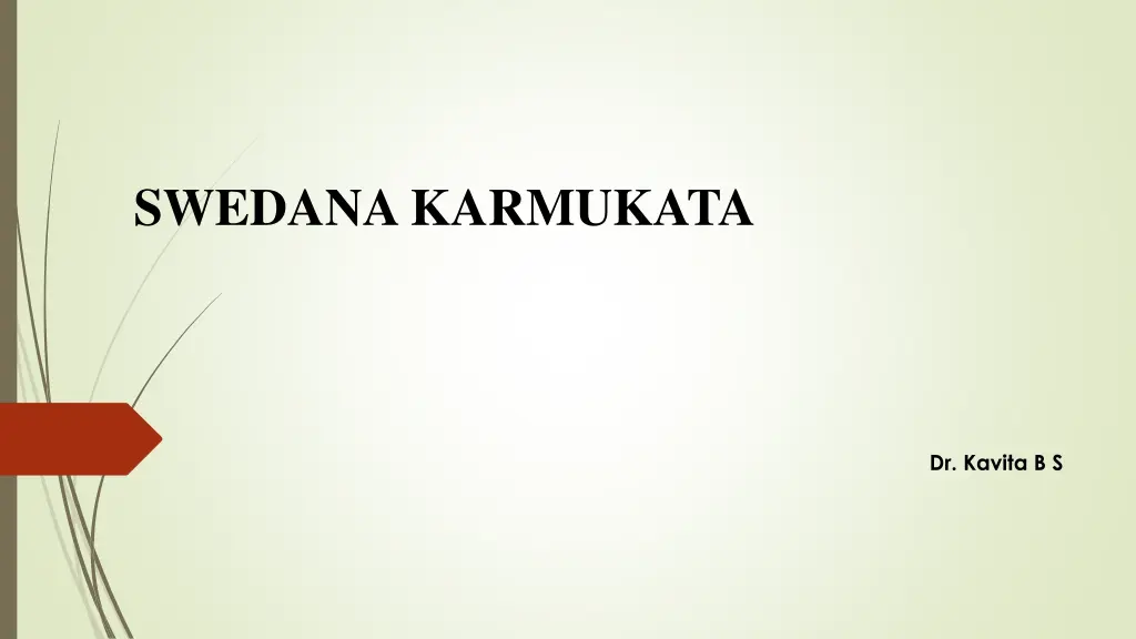 swedana karmukata n.w