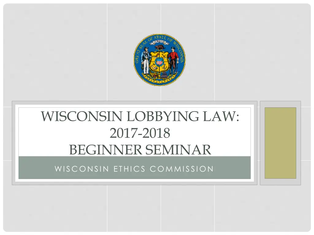wisconsin lobbying law 2017 2018 beginner seminar n.w