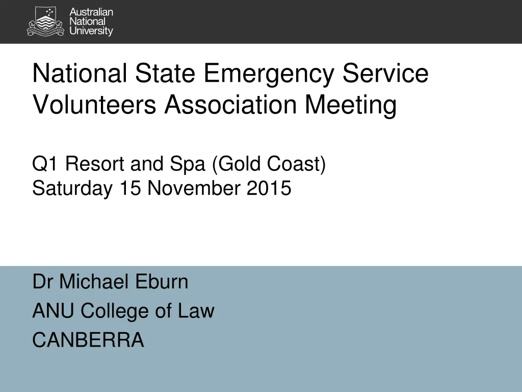 national state emergency service volunteers n.w