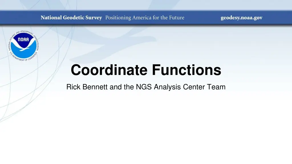 coordinate functions n.w