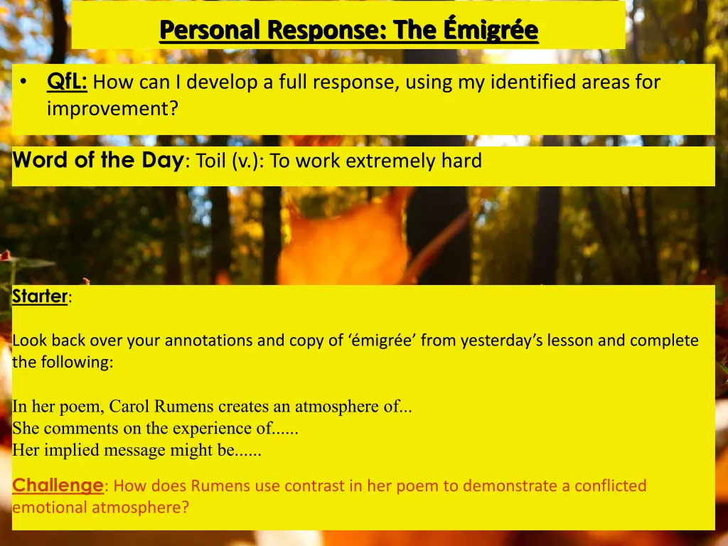 personal response the migr e n.w