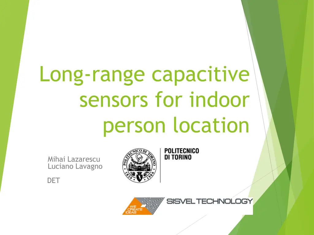long range capacitive sensors for indoor person n.w