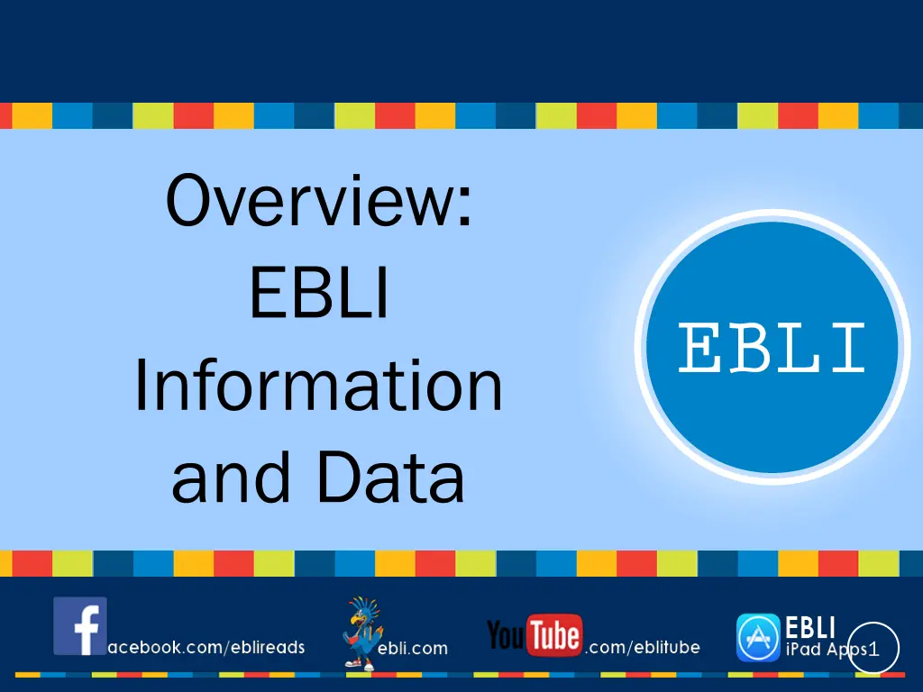 overview ebli information and data n.w