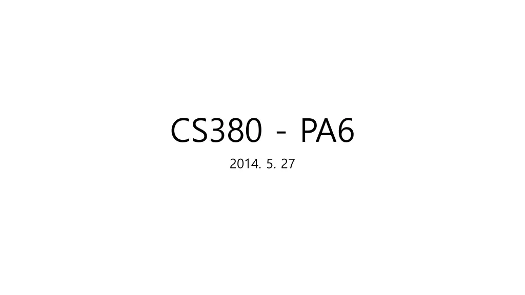 cs380 pa6 2014 5 27 n.w