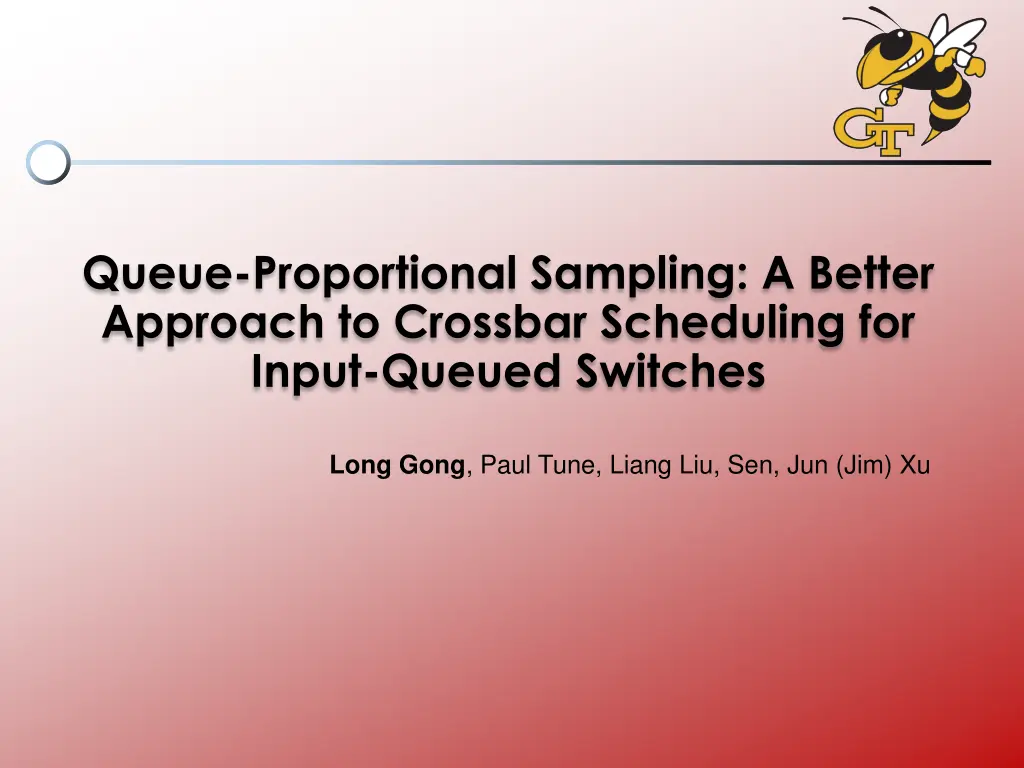 queue proportional sampling a better approach n.w
