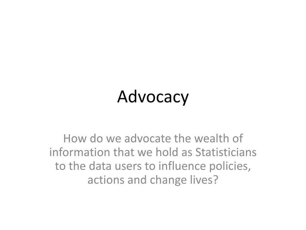 advocacy n.w