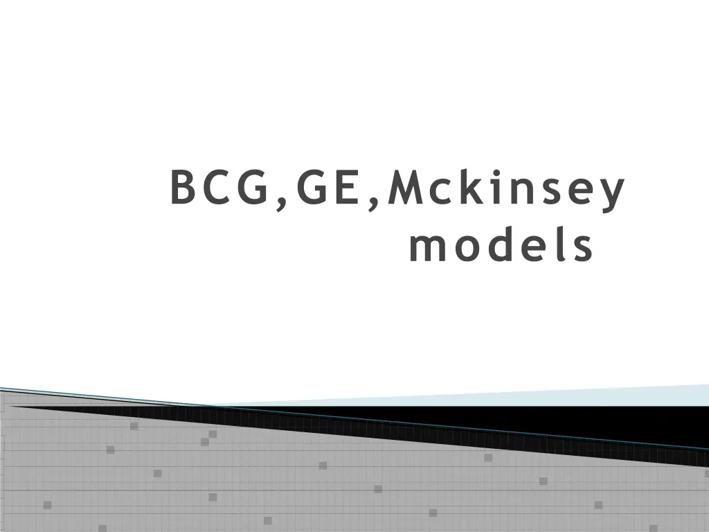bcg ge mckinsey n.w