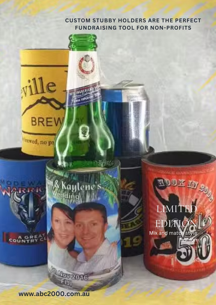 custom stubby holders are the perfect fundraising n.w