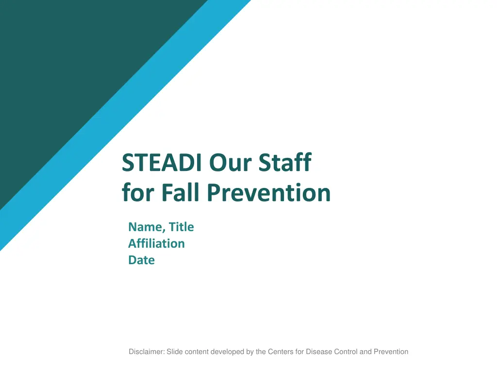 steadi our staff for fall prevention n.w