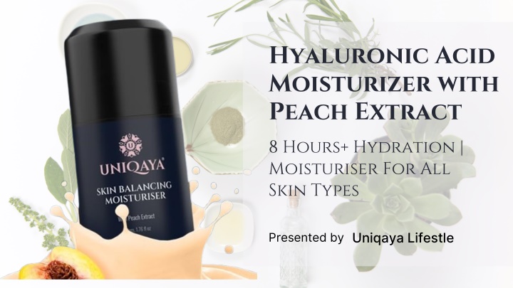 hyaluronic acid moisturizer with peach extract n.w