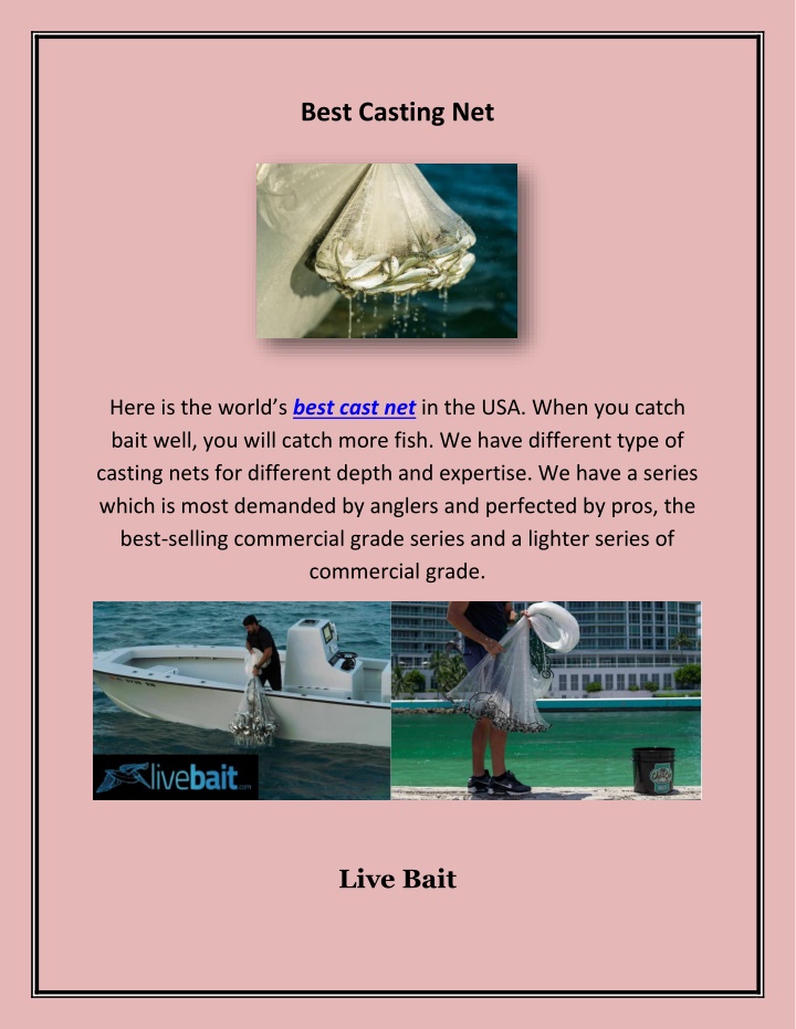best casting net n.w