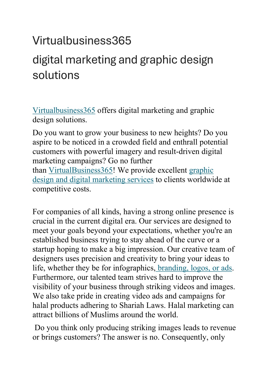 virtualbusiness365 digital marketing and graphic l.w