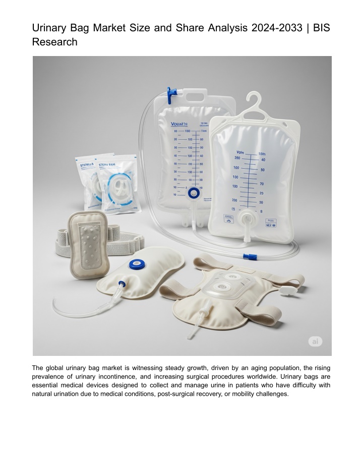 urinary bag market size and share analysis 2024 n.w