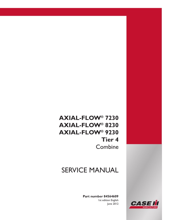axial flow 7230 axial flow 8230 axial flow 9230 n.w