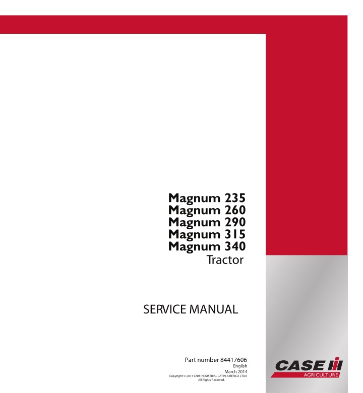 service manual n.w