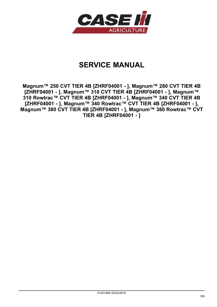 service manual n.w