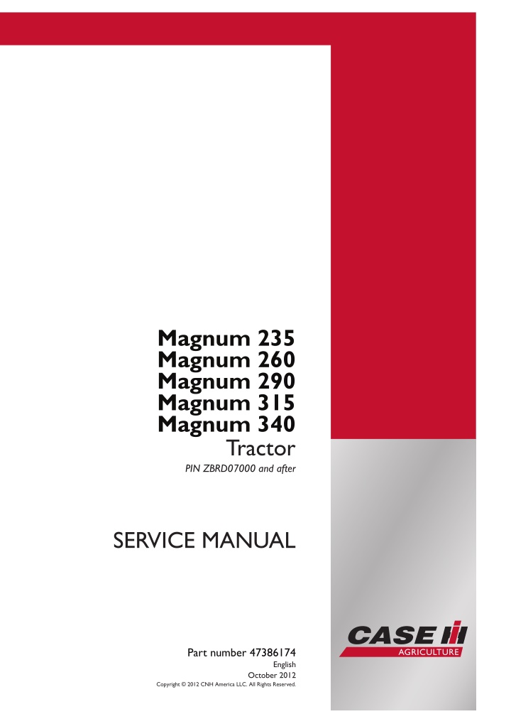 service manual n.w