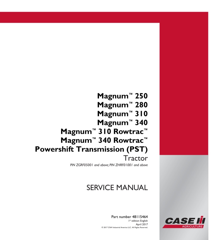 service manual n.w